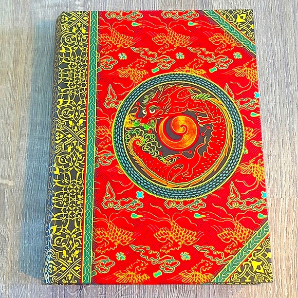 Pier 1 Imports Chinese Dragon Decorative Book Box Secret Storage - Picture 2 of 8
